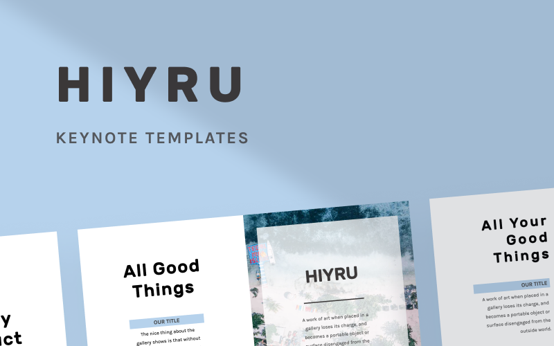 HIYRU - Keynote template Keynote Template
