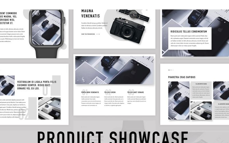 Product Showcase PowerPoint template PowerPoint Template