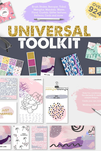 Kit Graphique #90129 Universal Cristal Divers Modles Web - Logo template Preview