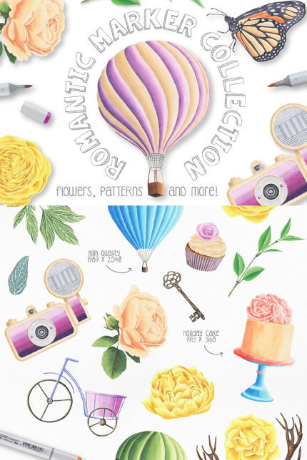 Kit Graphique #90137 Fleur Rose Web Design - Logo template Preview