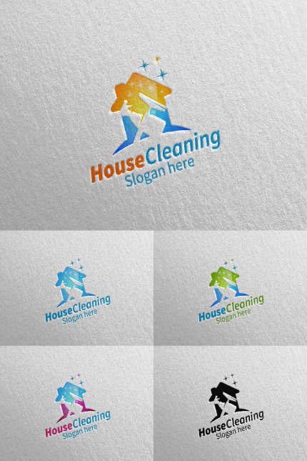Kit Graphique #90142 Cleaning Logo Divers Modles Web - Logo template Preview