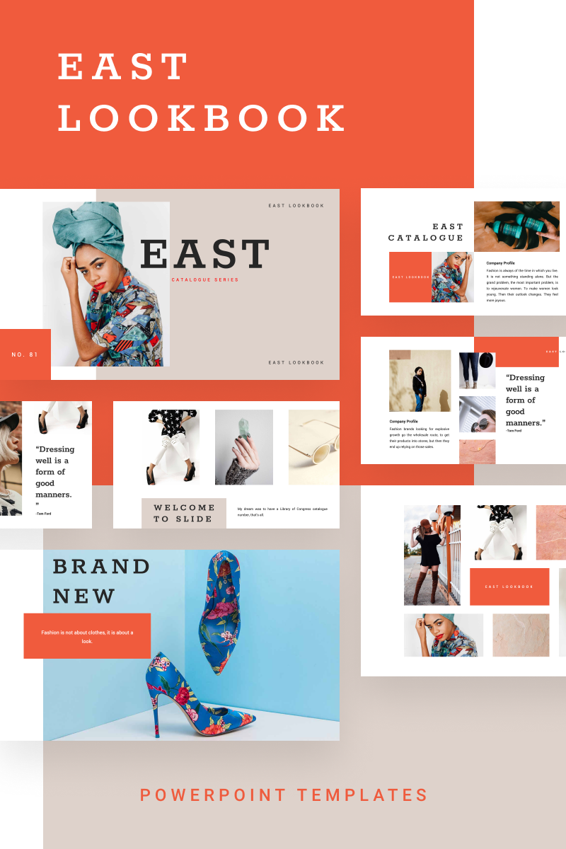 EAST PowerPoint template