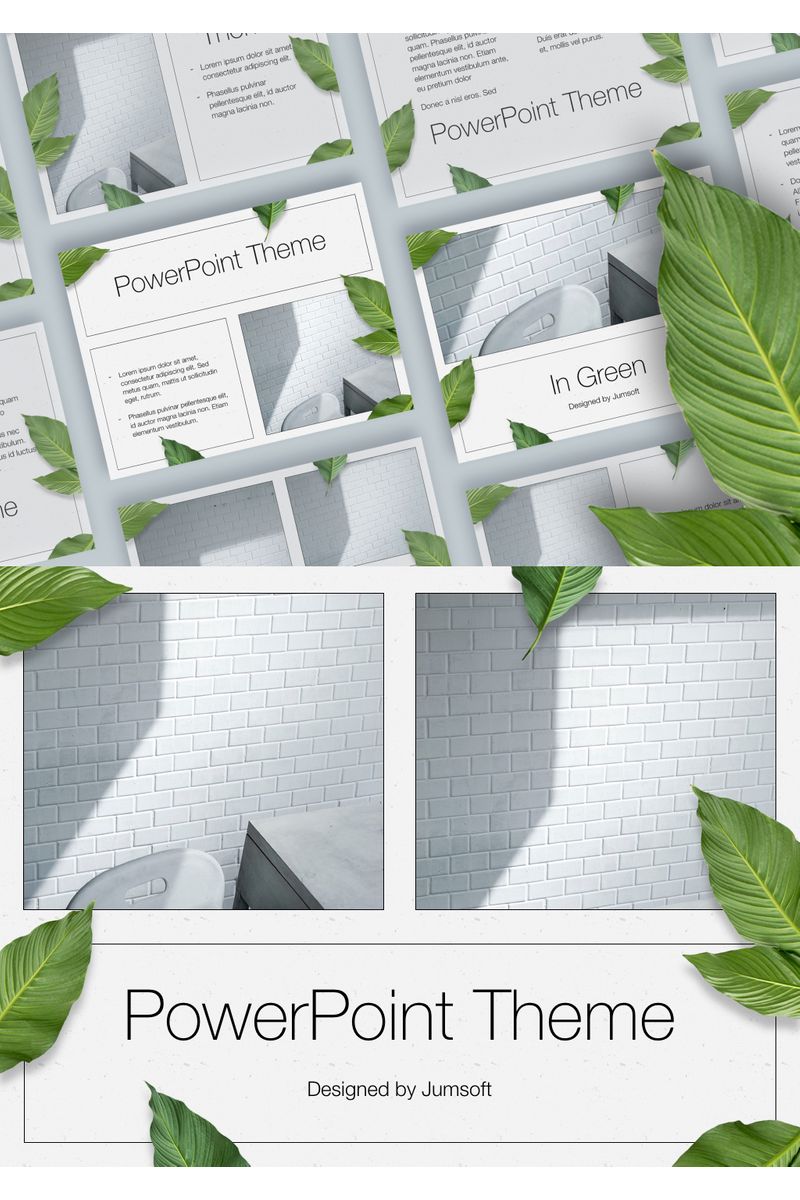 In Green PowerPoint Template #90172