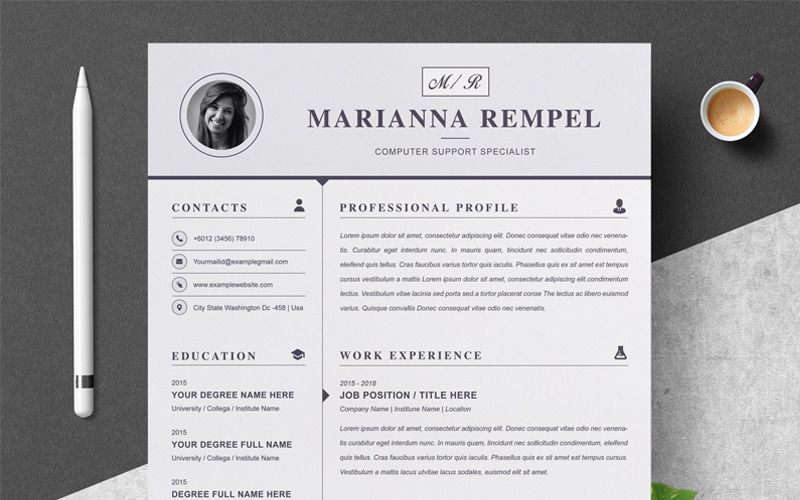 Marianna Resume Template