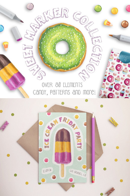 Template #90236 Candy Donut Webdesign Template - Logo template Preview