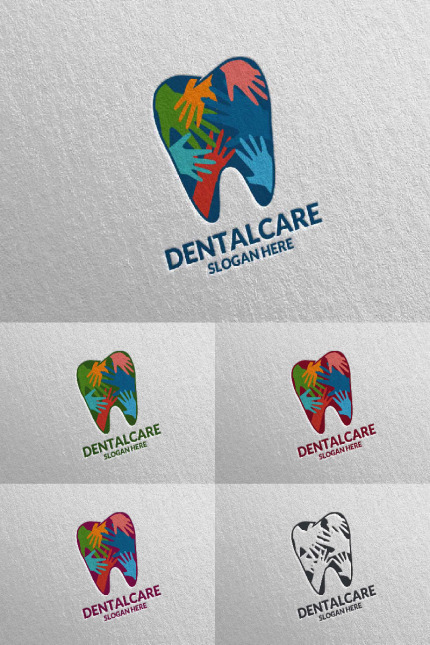 Kit Graphique #90276 Dental Logo Divers Modles Web - Logo template Preview