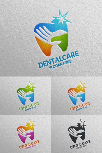 Kit Graphique #90278 Dental Logo Divers Modles Web - Logo template Preview