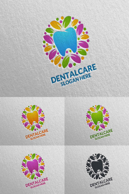 Kit Graphique #90282 Dental Logo Divers Modles Web - Logo template Preview