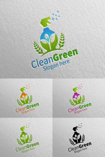 Kit Graphique #90289 Cleaning Logo Divers Modles Web - Logo template Preview