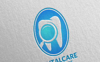 Dental, Dentist stomatology Design 4 Logo Template
