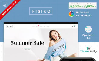 Fisiko Fashion - Mega Fashion Shop OpenCart Template