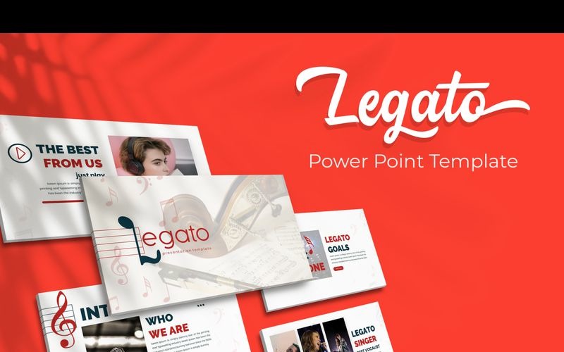 Legato PowerPoint template PowerPoint Template