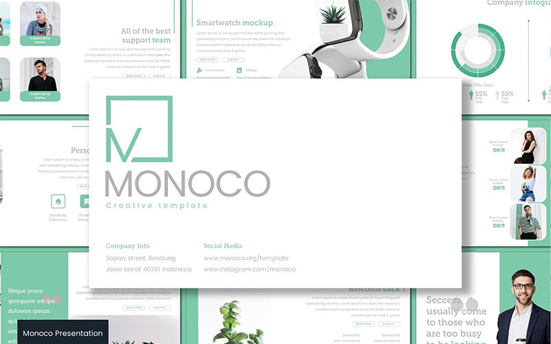 Monoco PowerPoint template PowerPoint Template