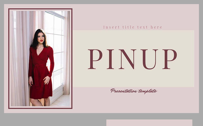 Pinup PowerPoint template PowerPoint Template