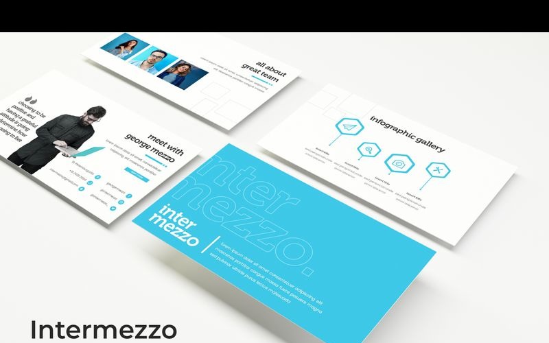 Intermezzo PowerPoint template PowerPoint Template