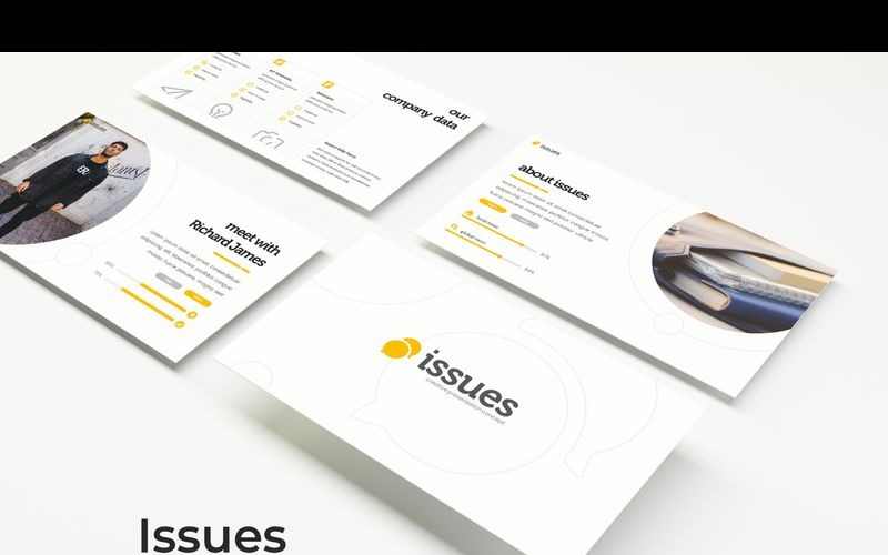 Issues PowerPoint template PowerPoint Template