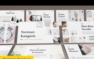 Norman Kanguru PowerPoint template