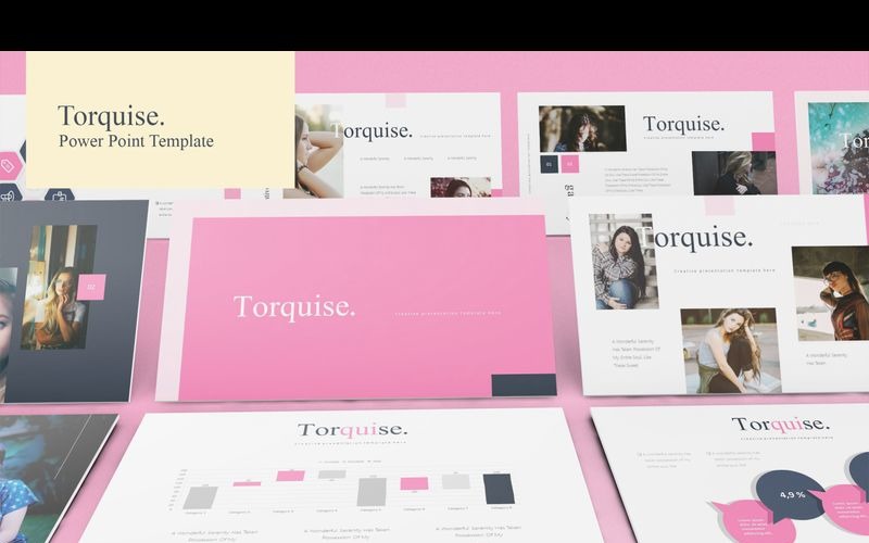 Torquise PowerPoint template PowerPoint Template