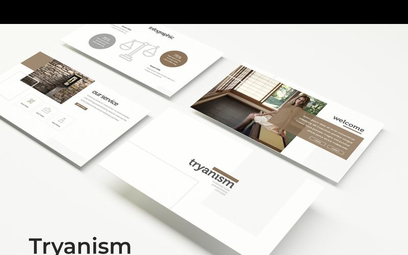 Tryanism PowerPoint template PowerPoint Template