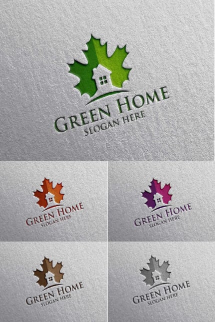 Template #90553 Estate Green Webdesign Template - Logo template Preview