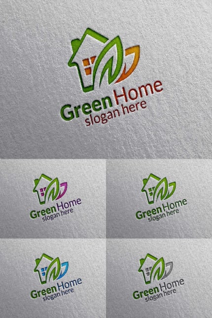 Template #90558 Estate Green Webdesign Template - Logo template Preview