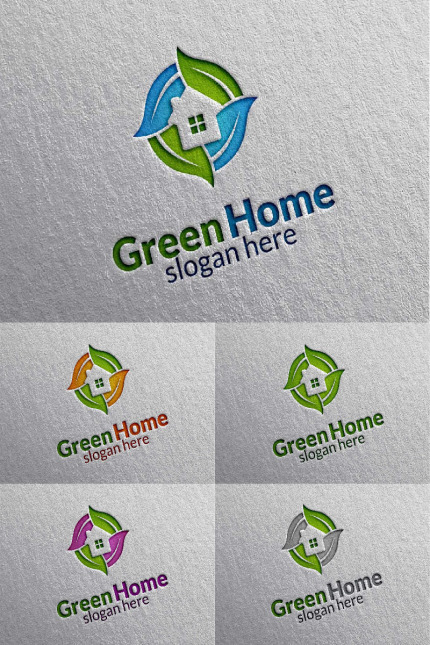 Template #90559 Estate Green Webdesign Template - Logo template Preview