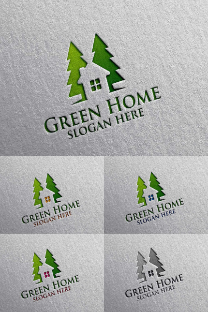 Template #90563 Estate Green Webdesign Template - Logo template Preview