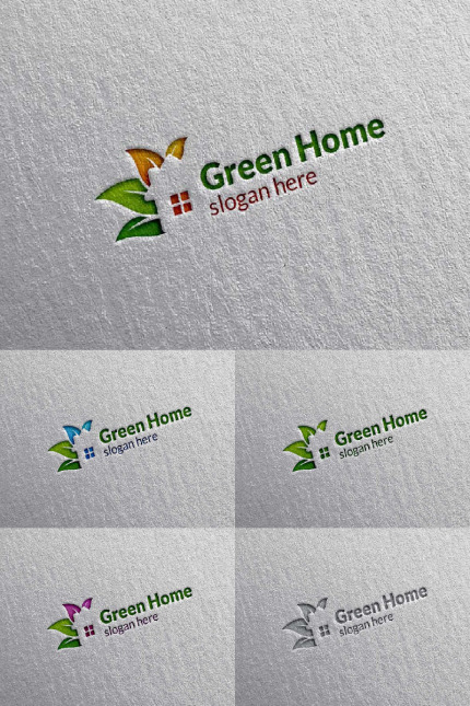 Template #90567 Estate Green Webdesign Template - Logo template Preview