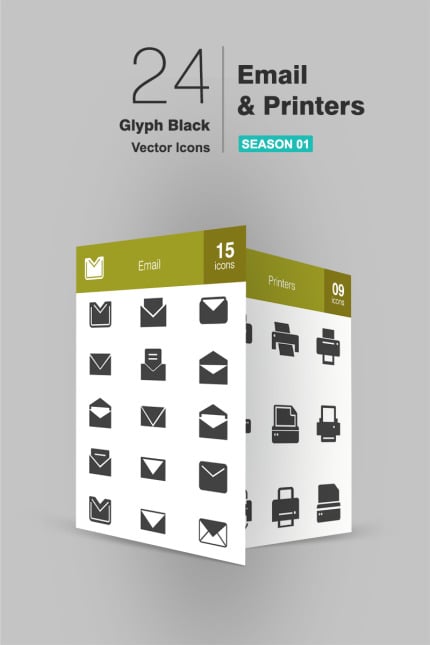 Template #90582 Icon Printer Webdesign Template - Logo template Preview