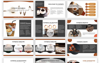 Cofbite - Creative Coffee PowerPoint template