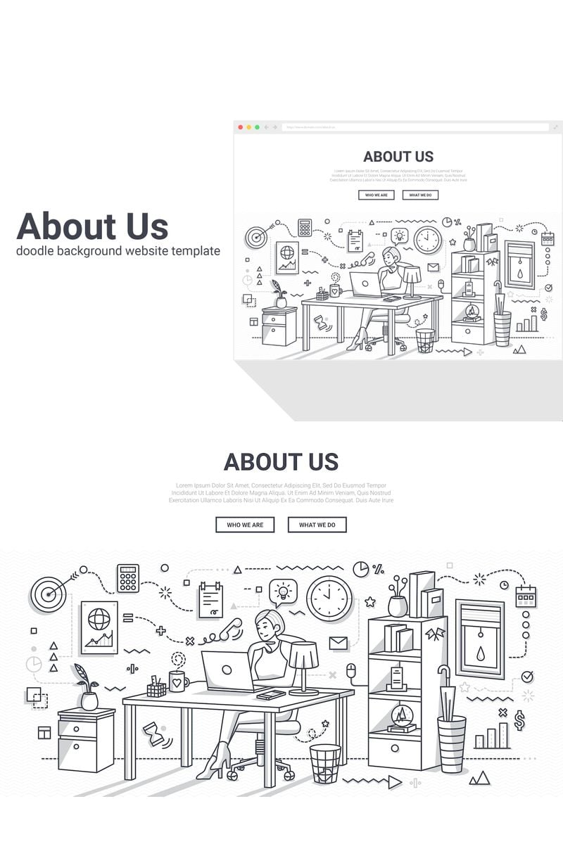 Doodle - About Us Background №90580 - screenshot