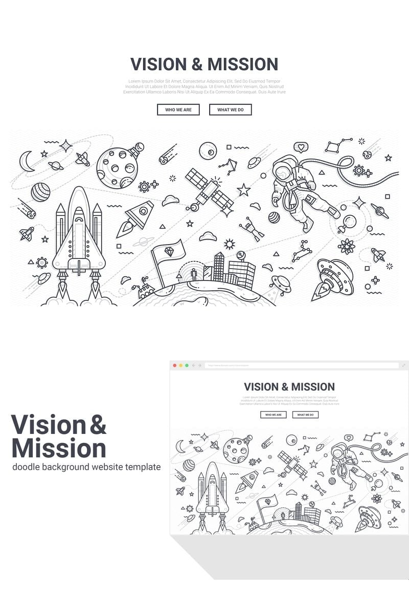 Doodle - Vision Mission Background #90576 - Ekran resmi