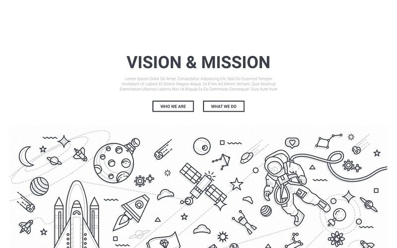 Doodle - Vision Mission Background