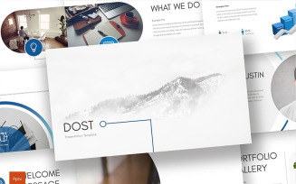 Dost PowerPoint template