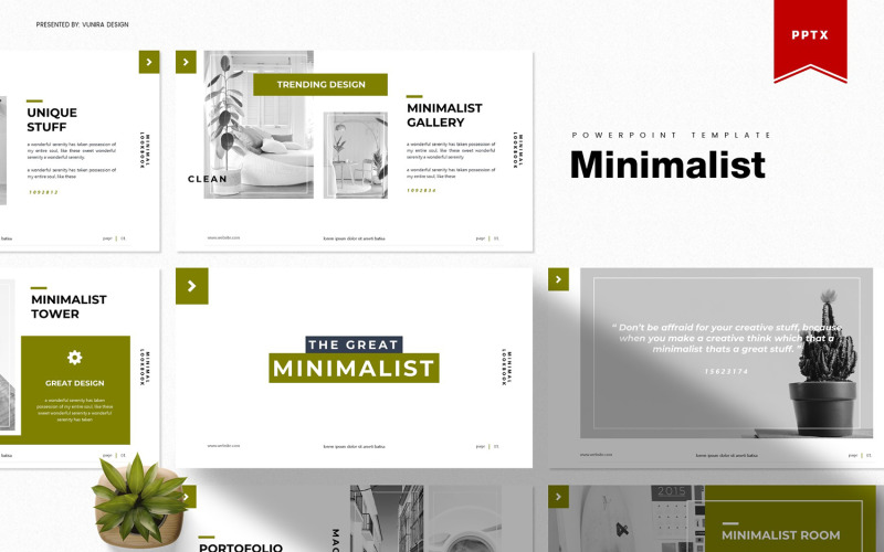 Minimalist | PowerPoint template PowerPoint Template