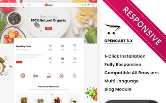 Nutripe - The Food Store OpenCart Template