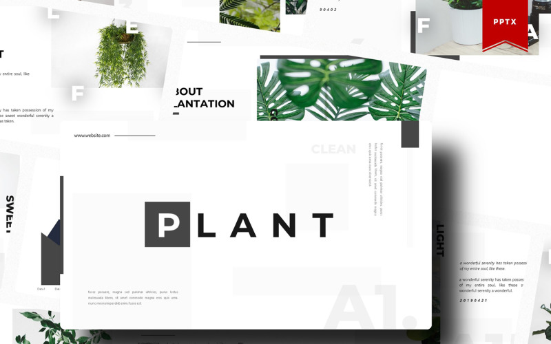 Plant | PowerPoint template PowerPoint Template
