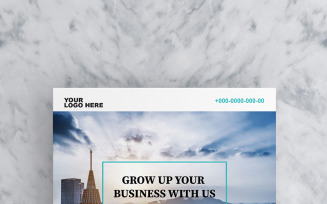 Teal Ascend Business Flyer - Corporate Identity Template