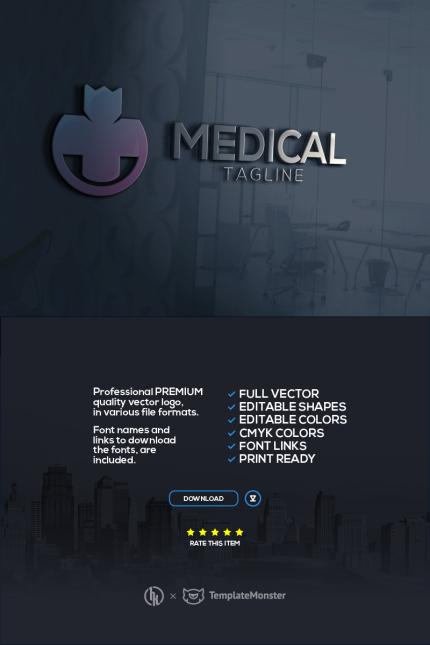Template #90618 Medic Medical Webdesign Template - Logo template Preview