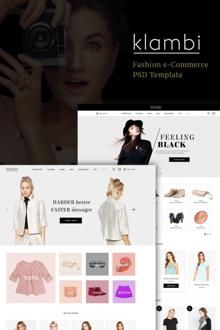 Template #90644 Clean Clothing Webdesign Template - Logo template Preview