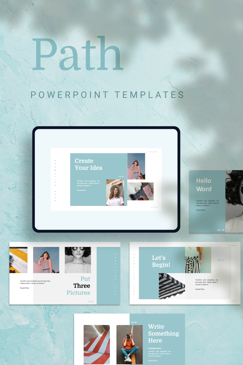 PATH - PowerPoint template