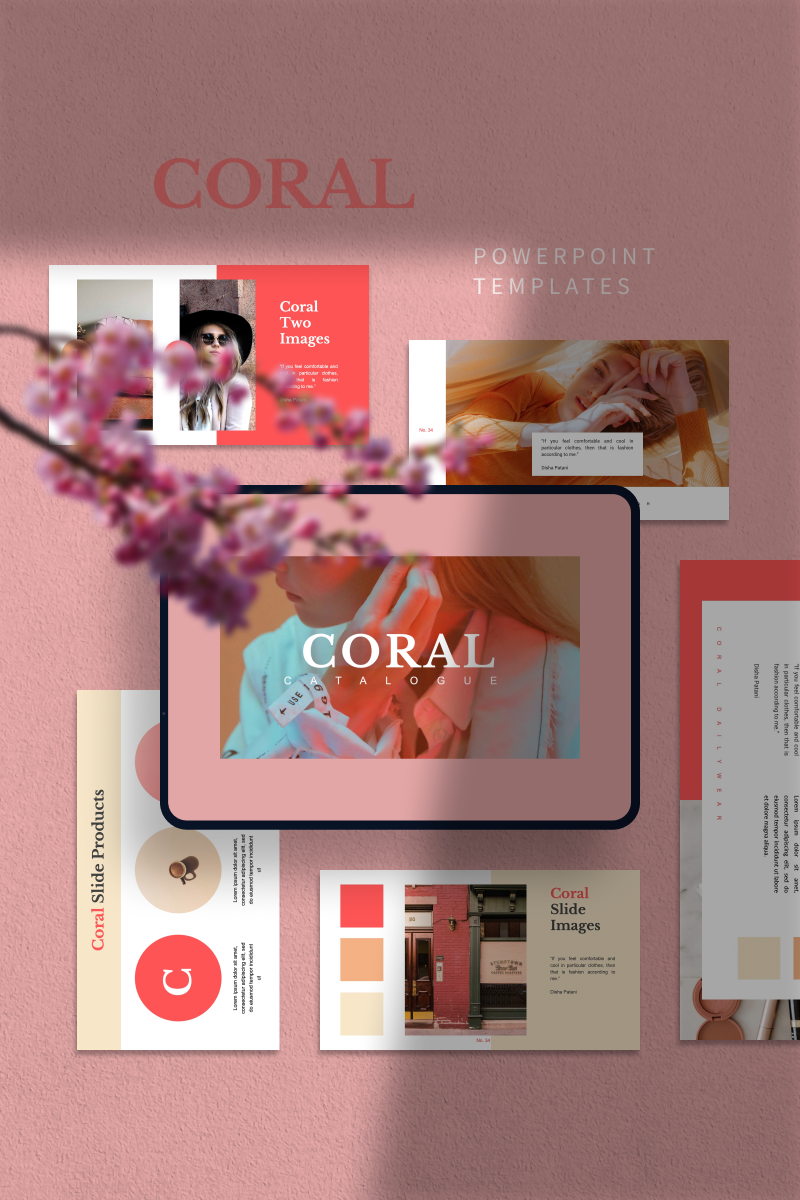 CORAL PowerPoint template