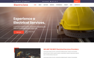 Electriczone Landing Page Template
