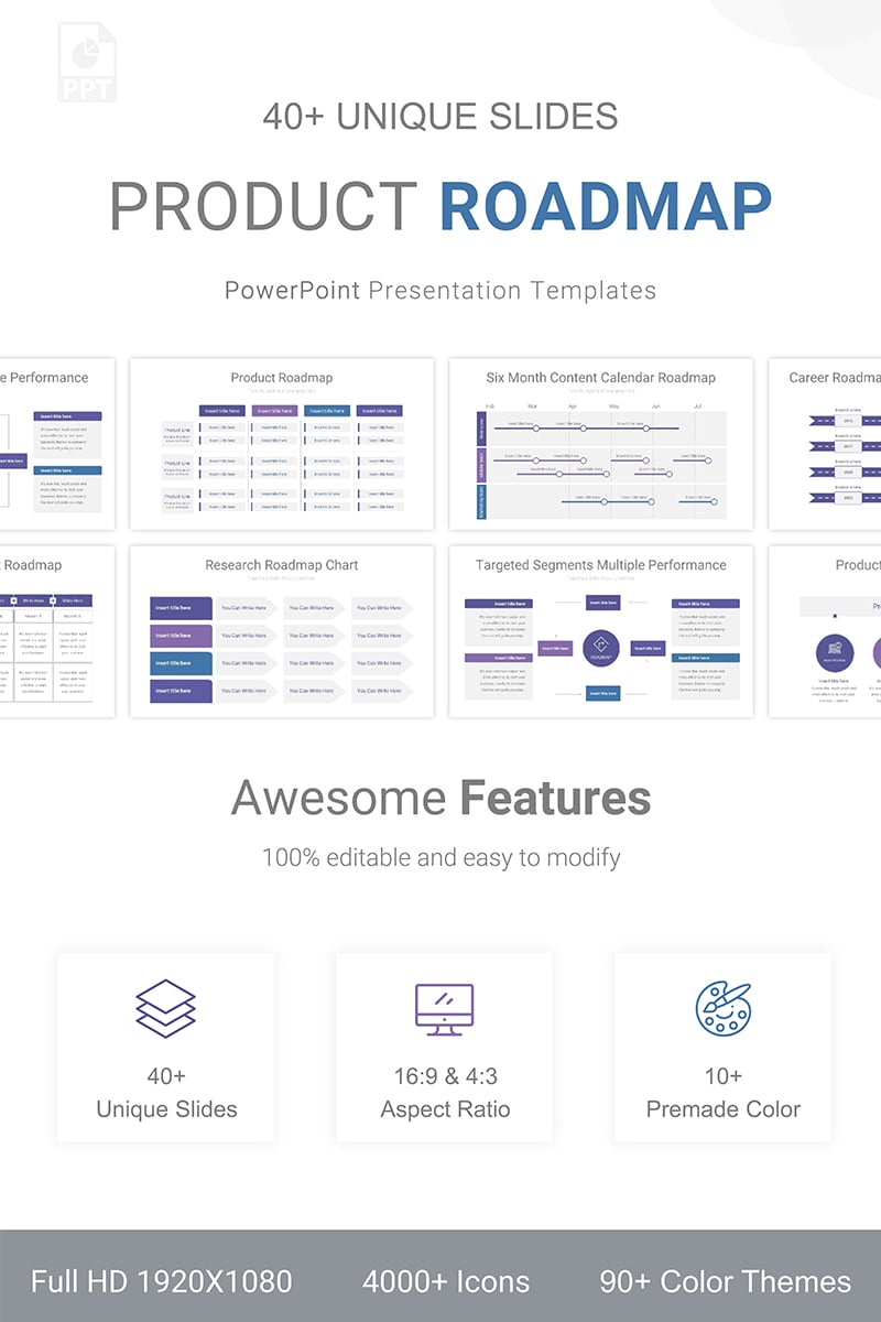 22 Visual Product Roadmap Templates Tools ᐅ Template Lab