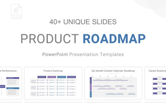 Product Roadmap PowerPoint template