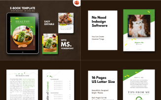 Recipe Food Vegetarian Presentation PowerPoint template