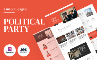 United League - Solid And Reliable Political Campaign Template WordPress Theme