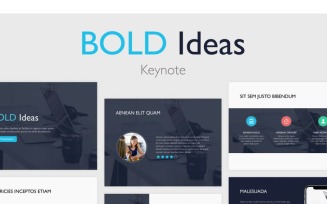 Bold Ideas - Keynote template