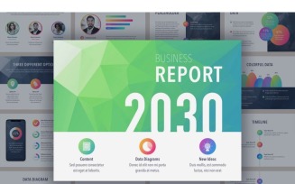 Business Report Colorite - Keynote template