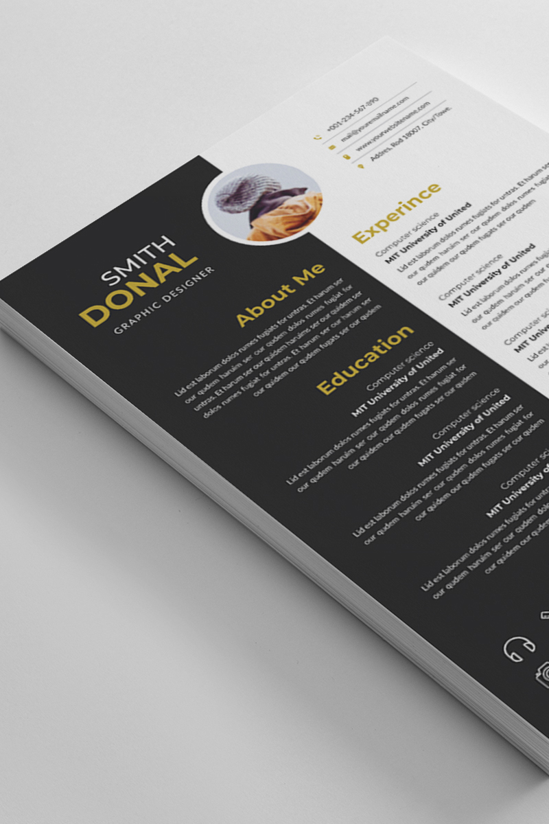 "Smith Donal Word" modèle de CV #90717 - screenshot